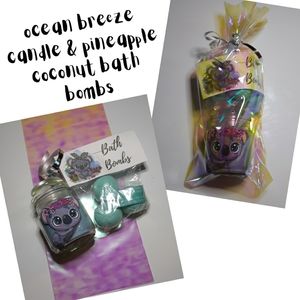 Spa Candle Bath Bomb Handcrafted Boutique